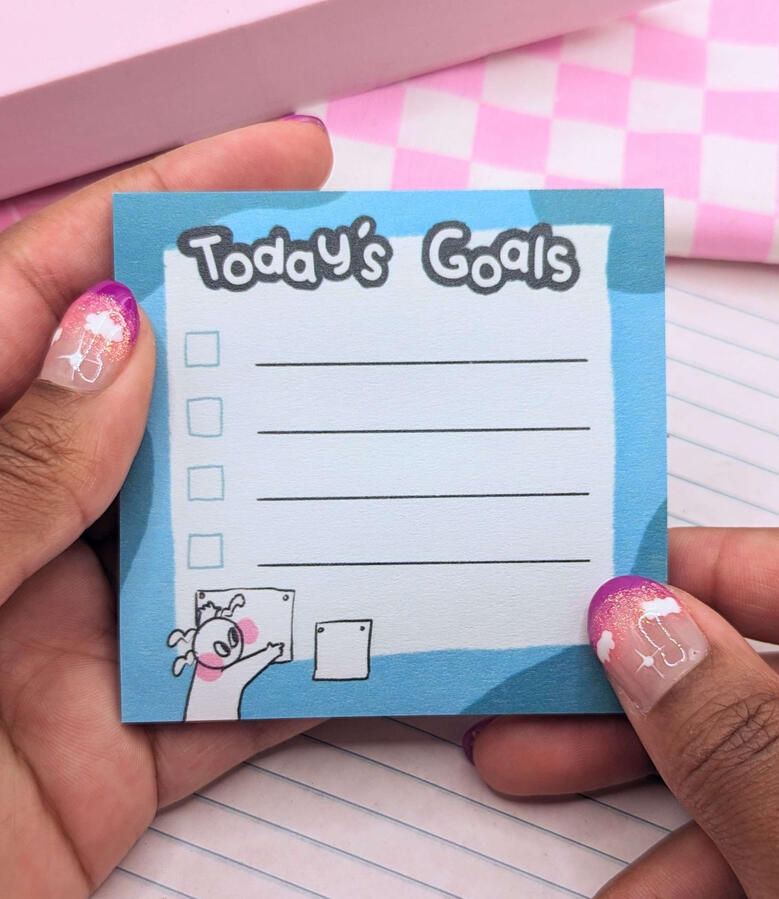 Today's Goals Sticky Notepad