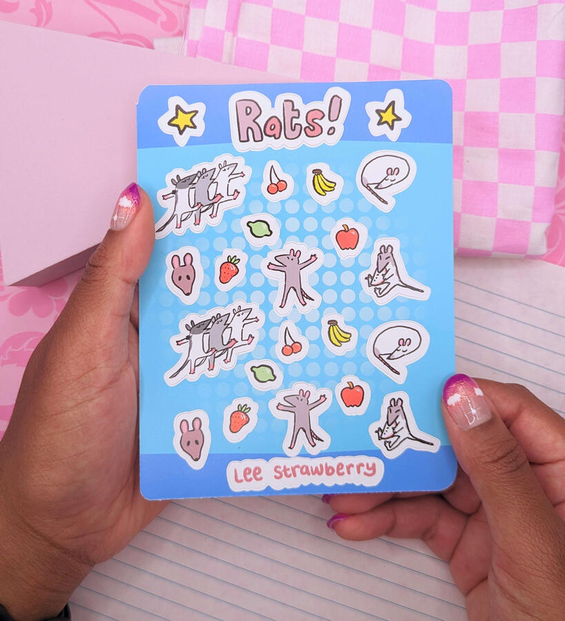 Rats! Sticker Sheet