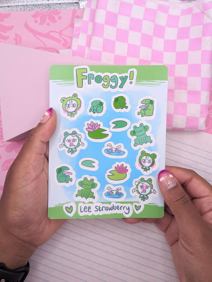 Froggy Sticker Sheet