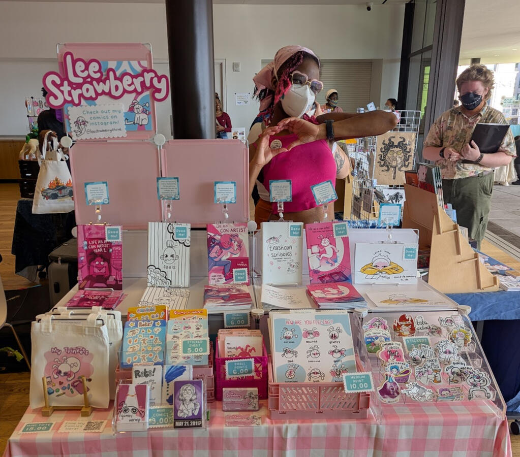 DC Zine Fest 2025 4 ft display