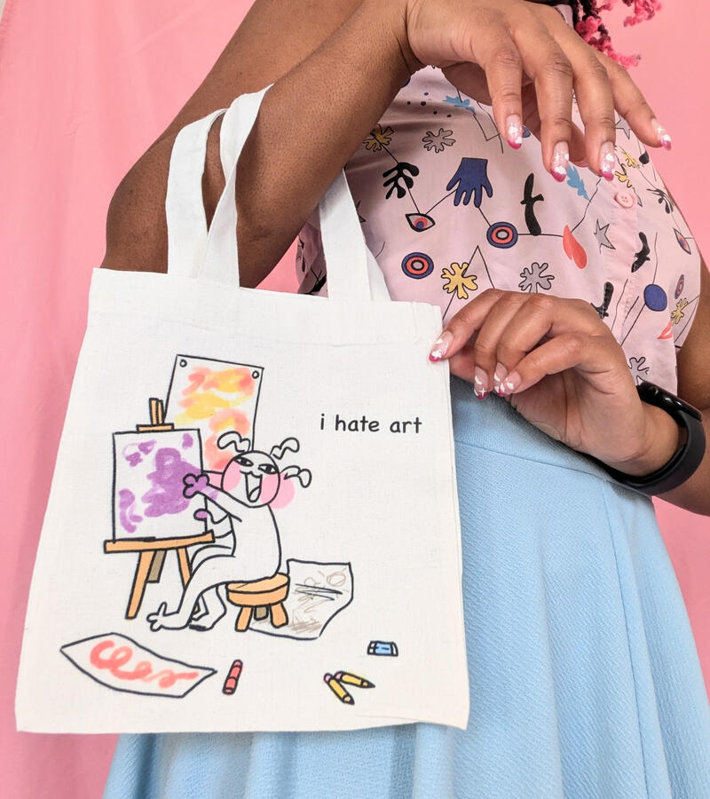 I Hate Art Mini Tote